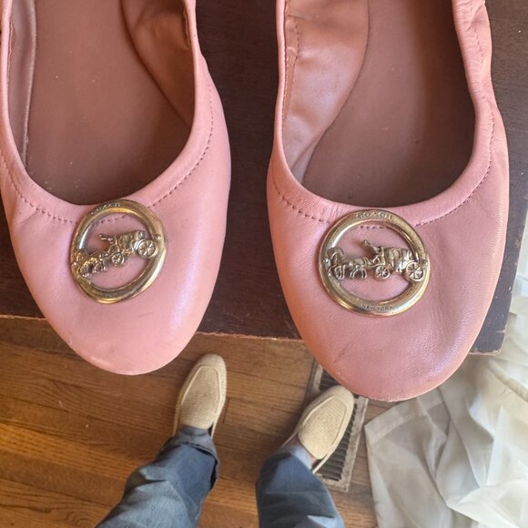 Coach Bailey Pink Ballet Flats 11M - Picture 5 of 5